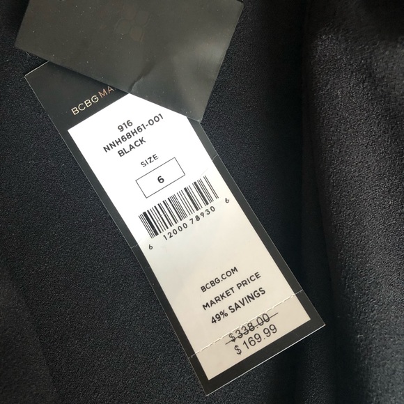 BCBGMAXAZRIA Salome Cutout Halter Gown Dress NWT - Picture 9 of 16